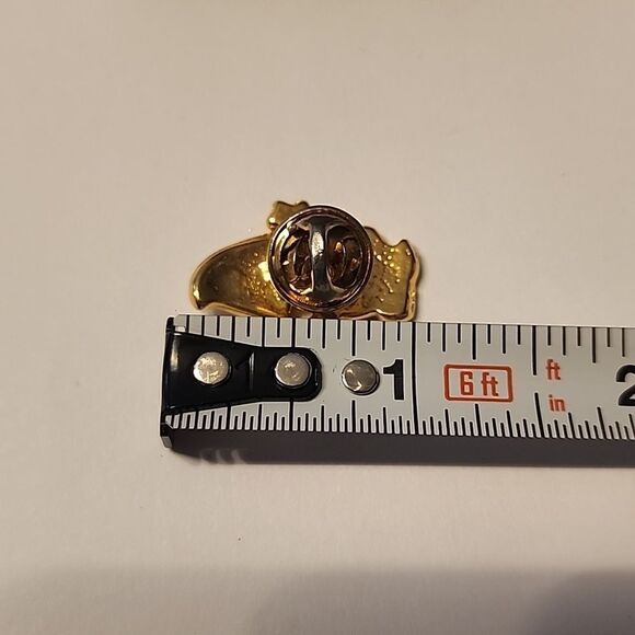 Halloween White Ghost Pin With Orange Pumpkin Lapel Enamel Collectible Men Women - Picture 4 of 4